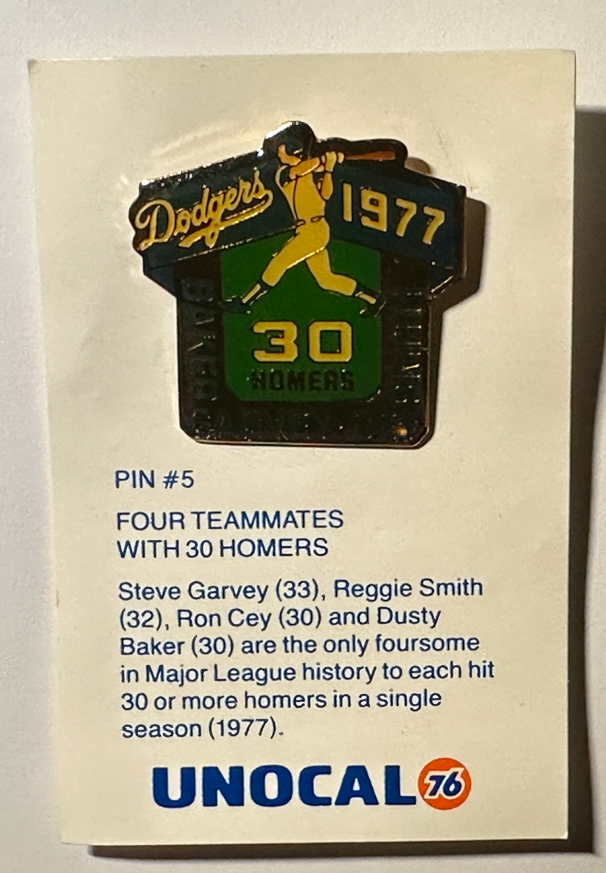 1991 Dodgers collectable pin #5