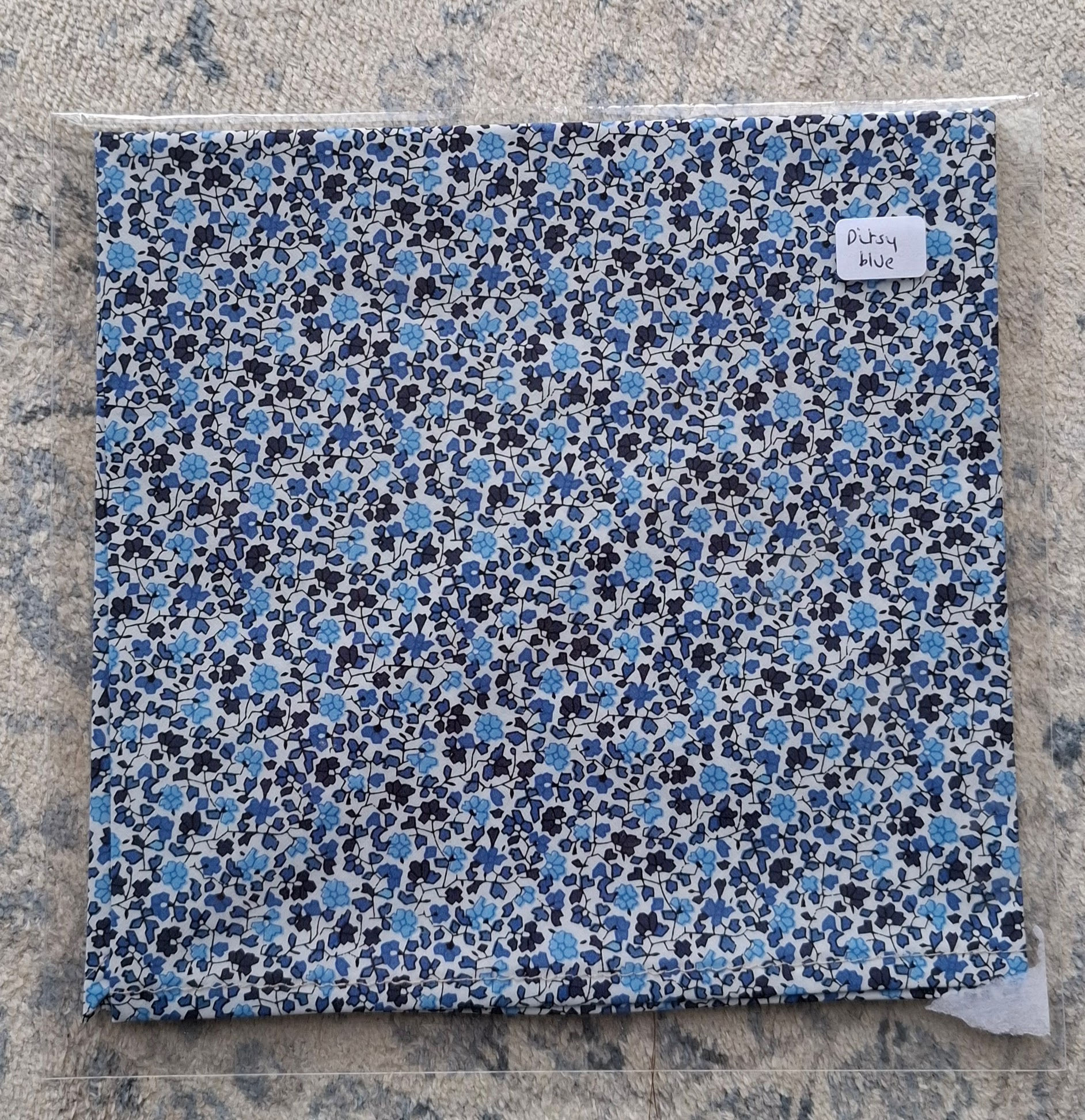 Ditsy Blue headscarf