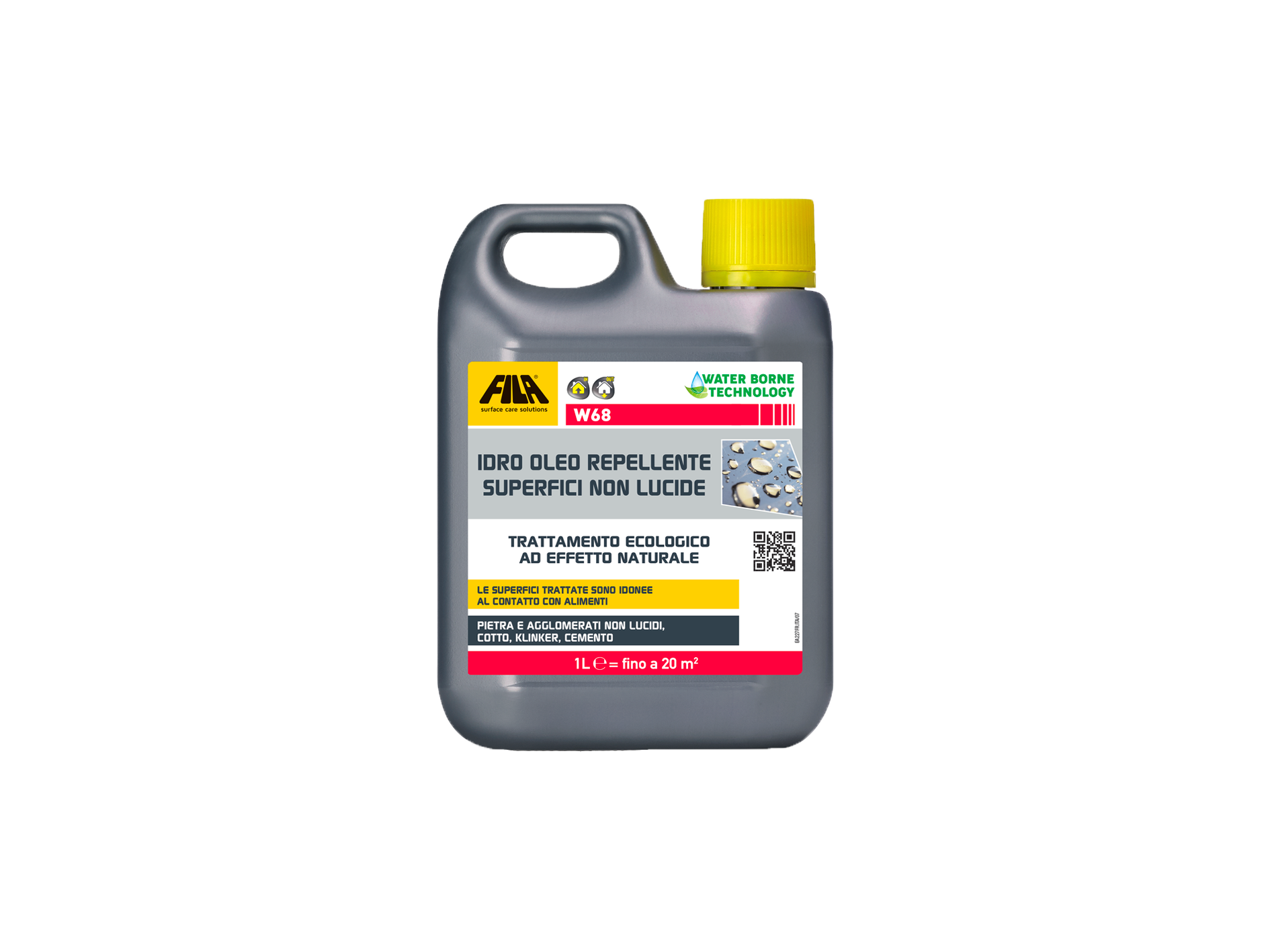 W68 - idro oleo repellente per superfici non lucide 1/5L