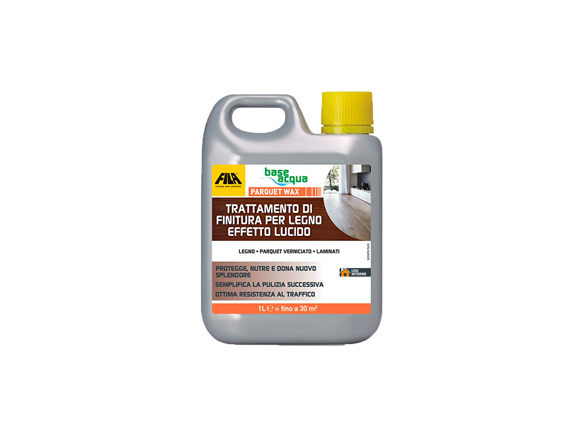 PARQUET WAX - trattamento di finitura per legno effetto lucido 1 L