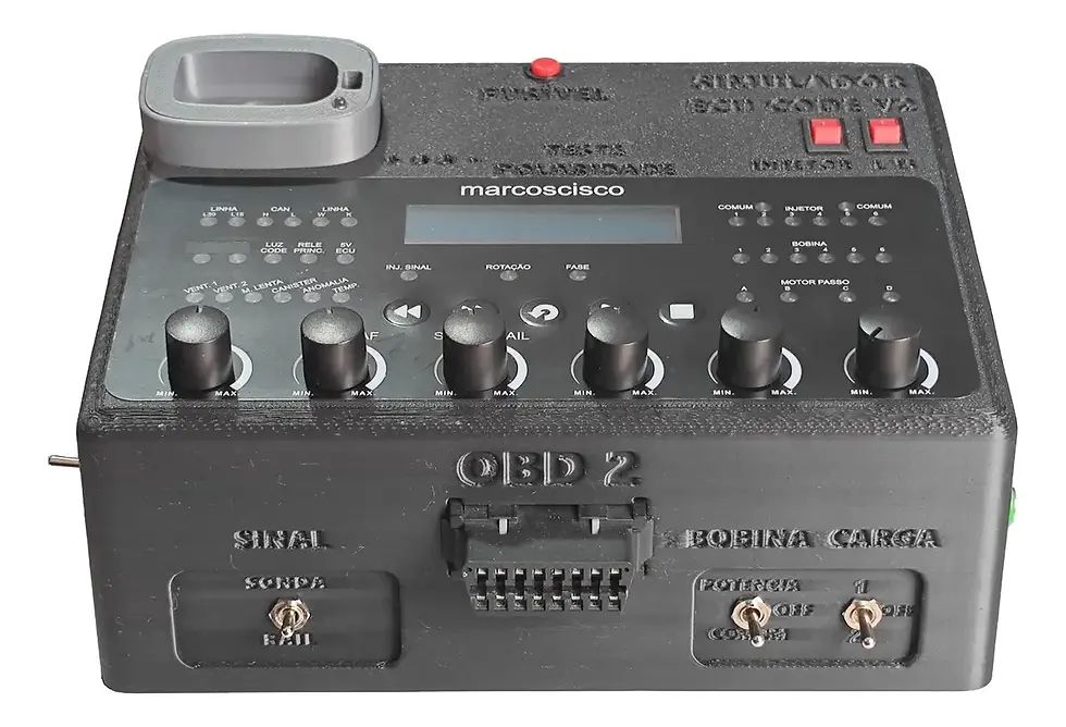 Miniatura: Simulador De Central Ecucode Ecu Injetor Sinal Modulo Uce