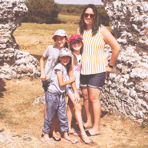Richborough Roman ruins, Kent, England