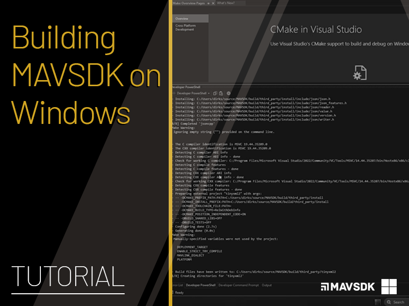 Building MAVSDK on Windows