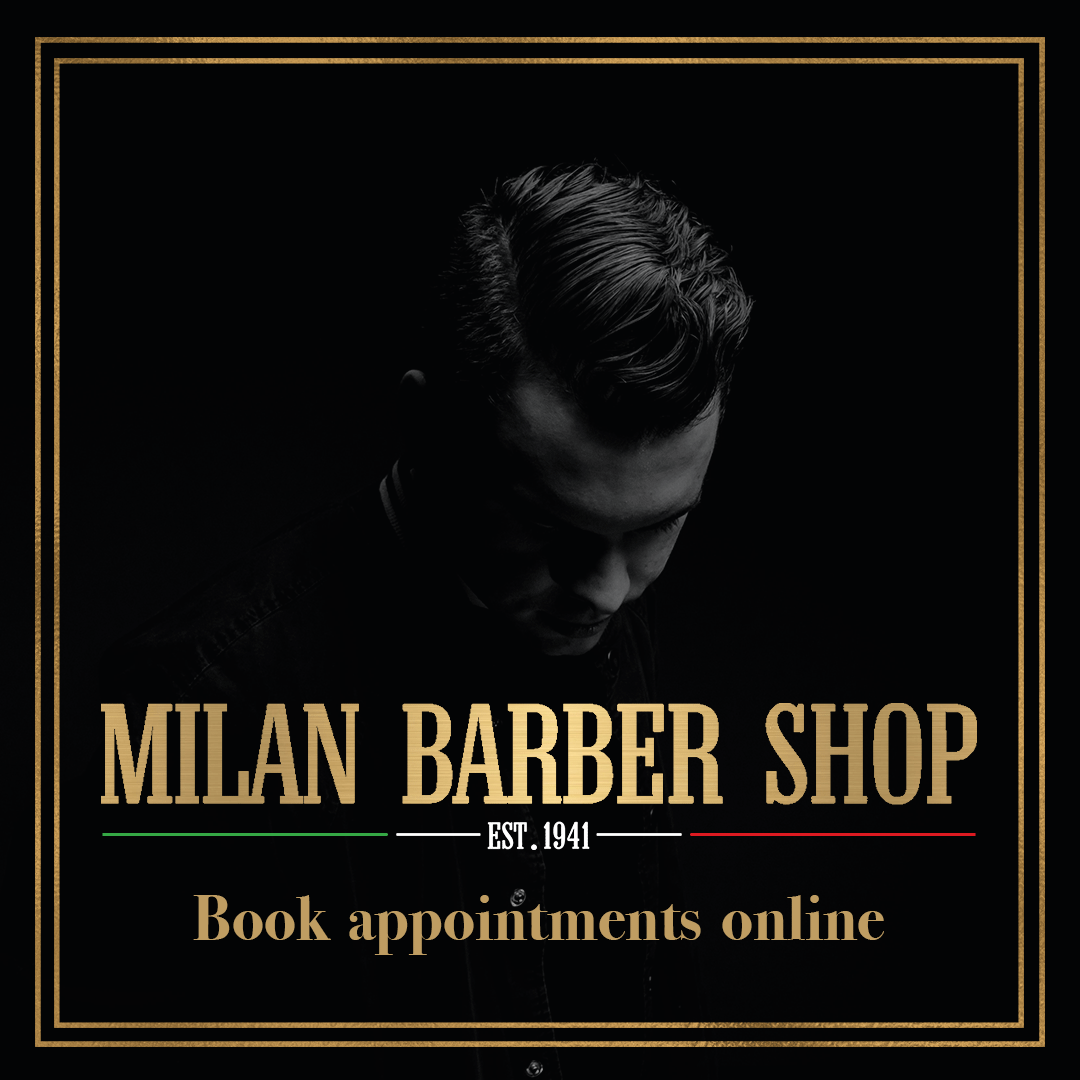 Kelly Marie Designs - Milan Barber Shop Ely Rebrand | Social Post 