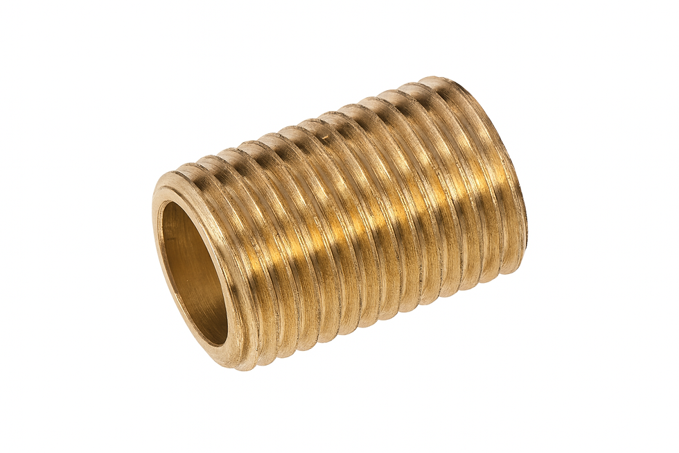 1" Brass Running Nipple