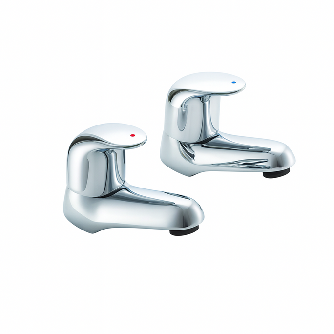 Clever Haze Basin Tap Pair Chrome