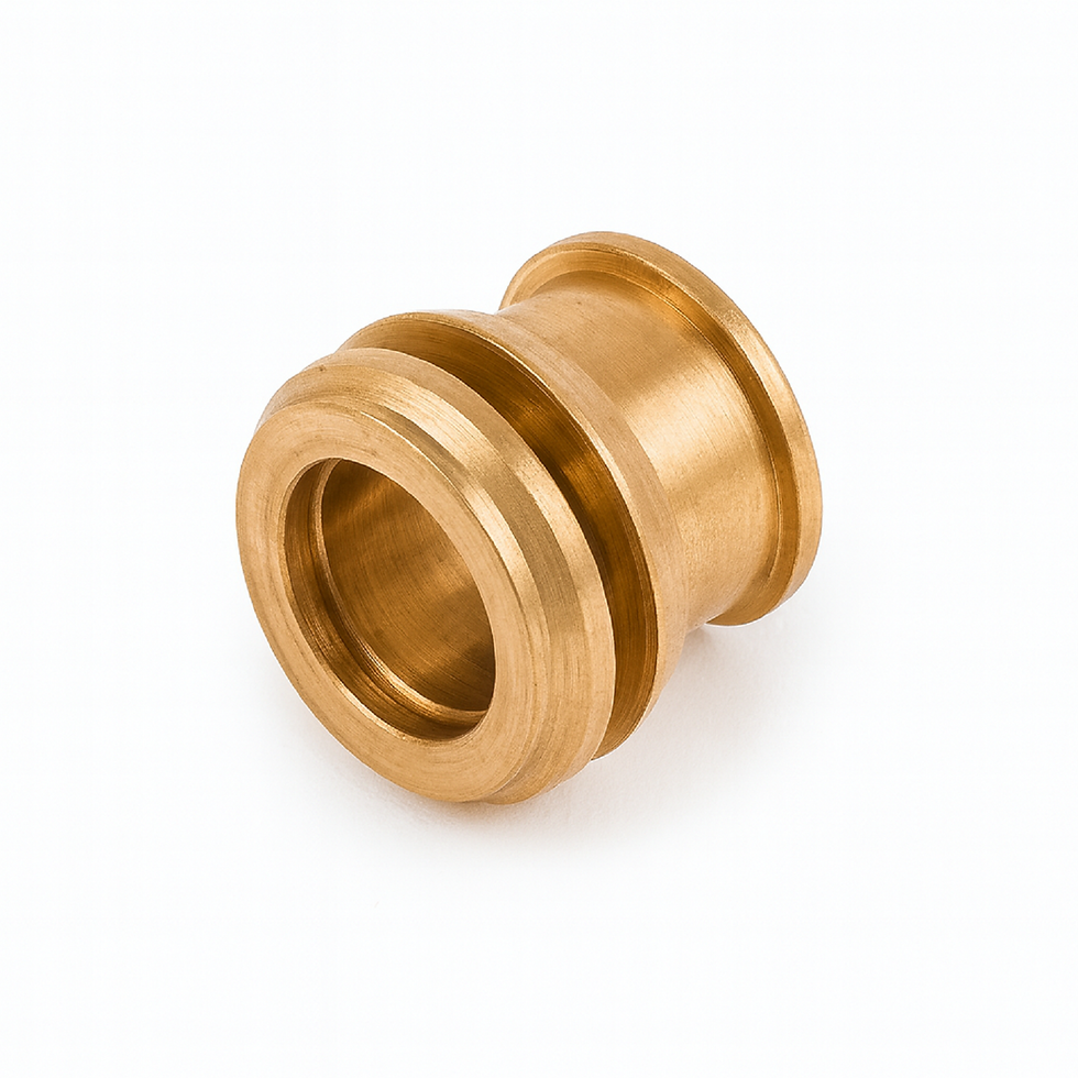 15mm x 8mm Brass Reducing Piece – Compression Fitting