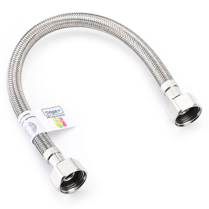WRAS-Approved Flexi Pipe – 1/2" x 1/2" BSP, 300mm, 8.5mm Bore