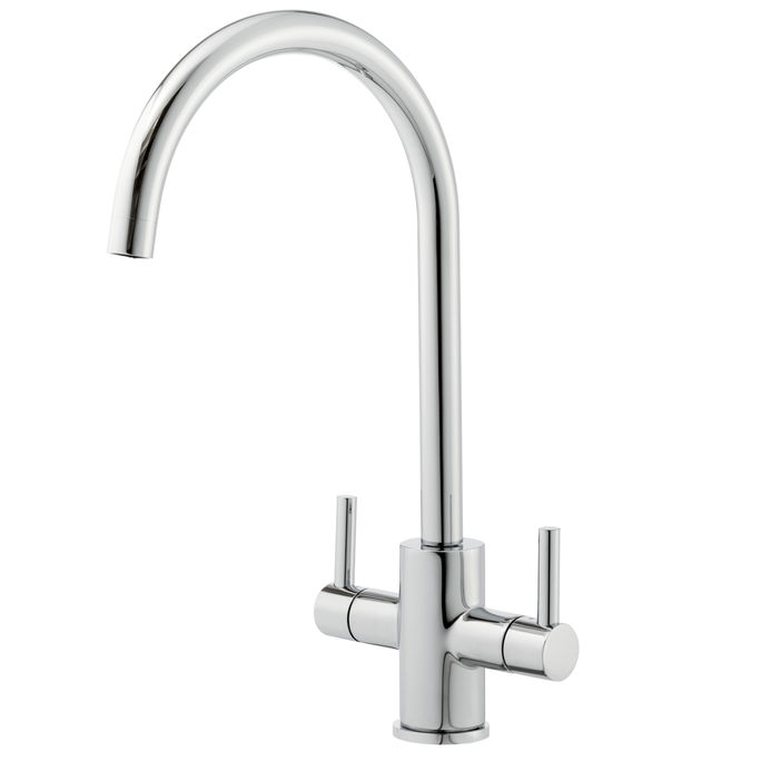 Elektro Kitchen Mixer Tap – Chrome, Dual Lever Monobloc