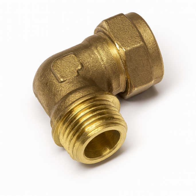 22MM x 3/4" C x Mi Elbow J607 (DZR)