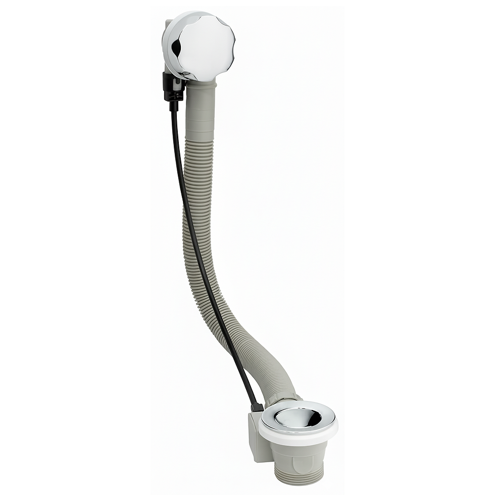 Deluxe Bath Combined Pop-Up Waste & Overflow – Chrome