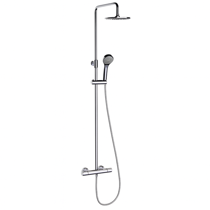 Barcino Non Extendable Full Shower System – Chrome