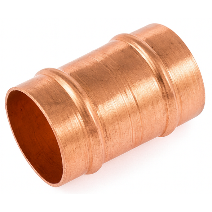 15mm Slip Coupling – Copper End Feed (SR1S), Pack of 5