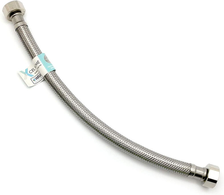 WRAS-Approved Flexi Pipe – 1/2" x 1/2" BSP, 300mm, 9.8mm Bore