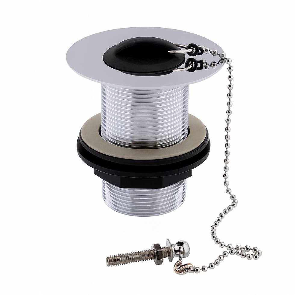 Sink Waste Unslotted – Chrome