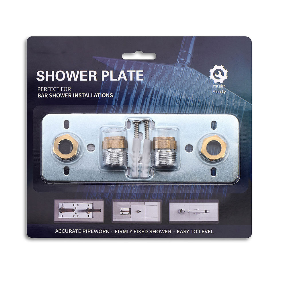 Shower Valve Fixing Plate Kit – Thermostatic Bar Mixers