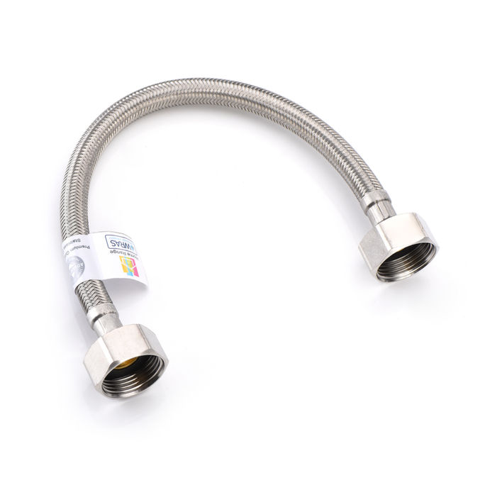 WRAS-Approved Flexi Pipe Connector – 3/4" x 3/4" BSP, 300mm, 9.8mm Bore