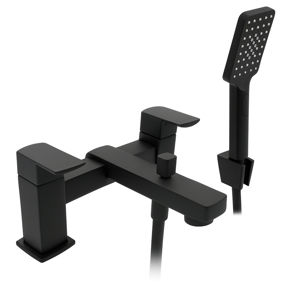 Clever Manta Bath & Shower Mixer Black