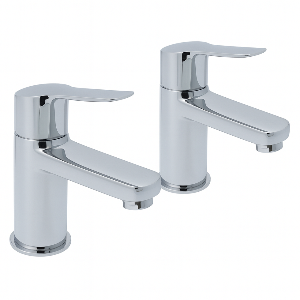 Xtreme Bath Tap Pair Chrome (Bath Filler/Mixer)