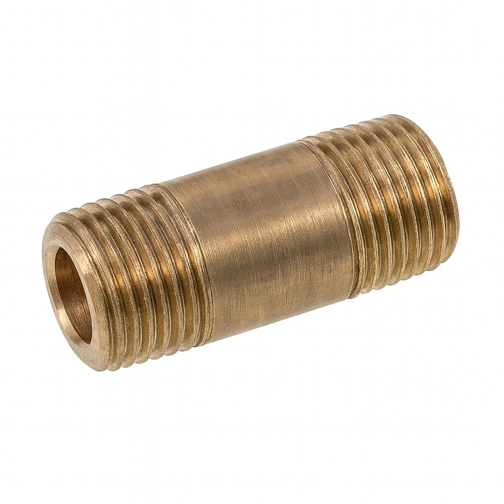1/2" Brass Spacer Nipple