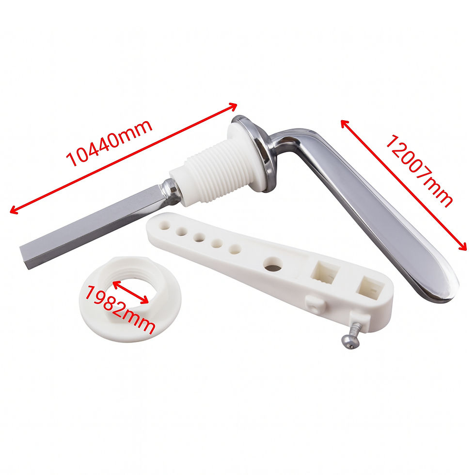Grab-Type Cistern Flush Lever – Chrome