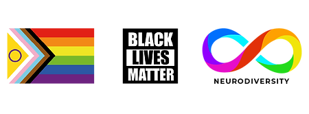LGBTQIA+ community support, black lives matter support, neurodiversity support