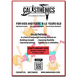 Calasthenics Classes for Kids & Teens (Monday)