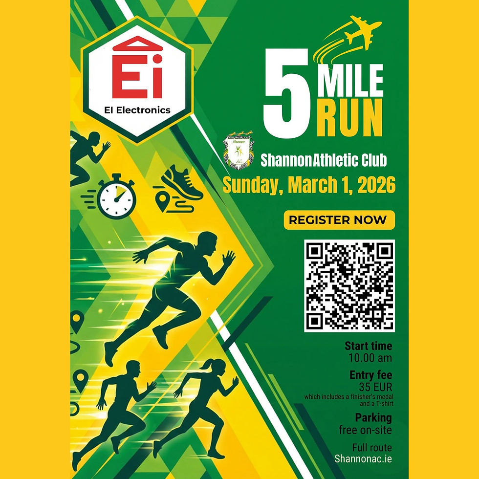 Shannon AC's Inaugural Shannon 5 Mile Run