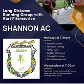 Shannon Athletic Club - Long Distance Running Group (Monday)