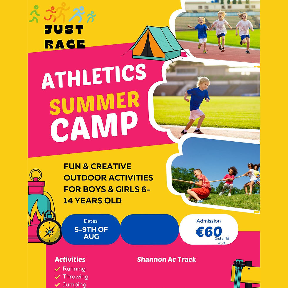 Just Race Athletics Summer Camp