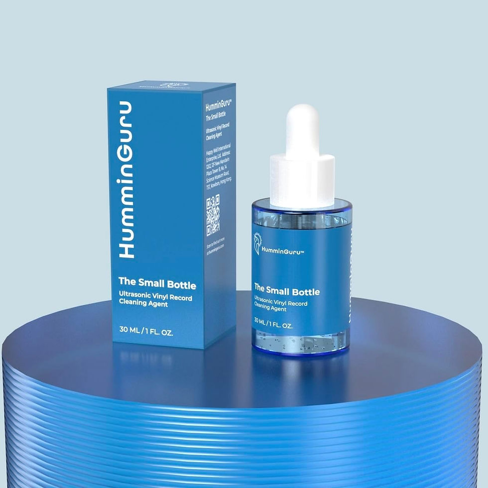 Thumbnail: HUMMINGURU SMALL BOTTLE ULTRASONIC VINYL RECORD CLEANNING AGENT