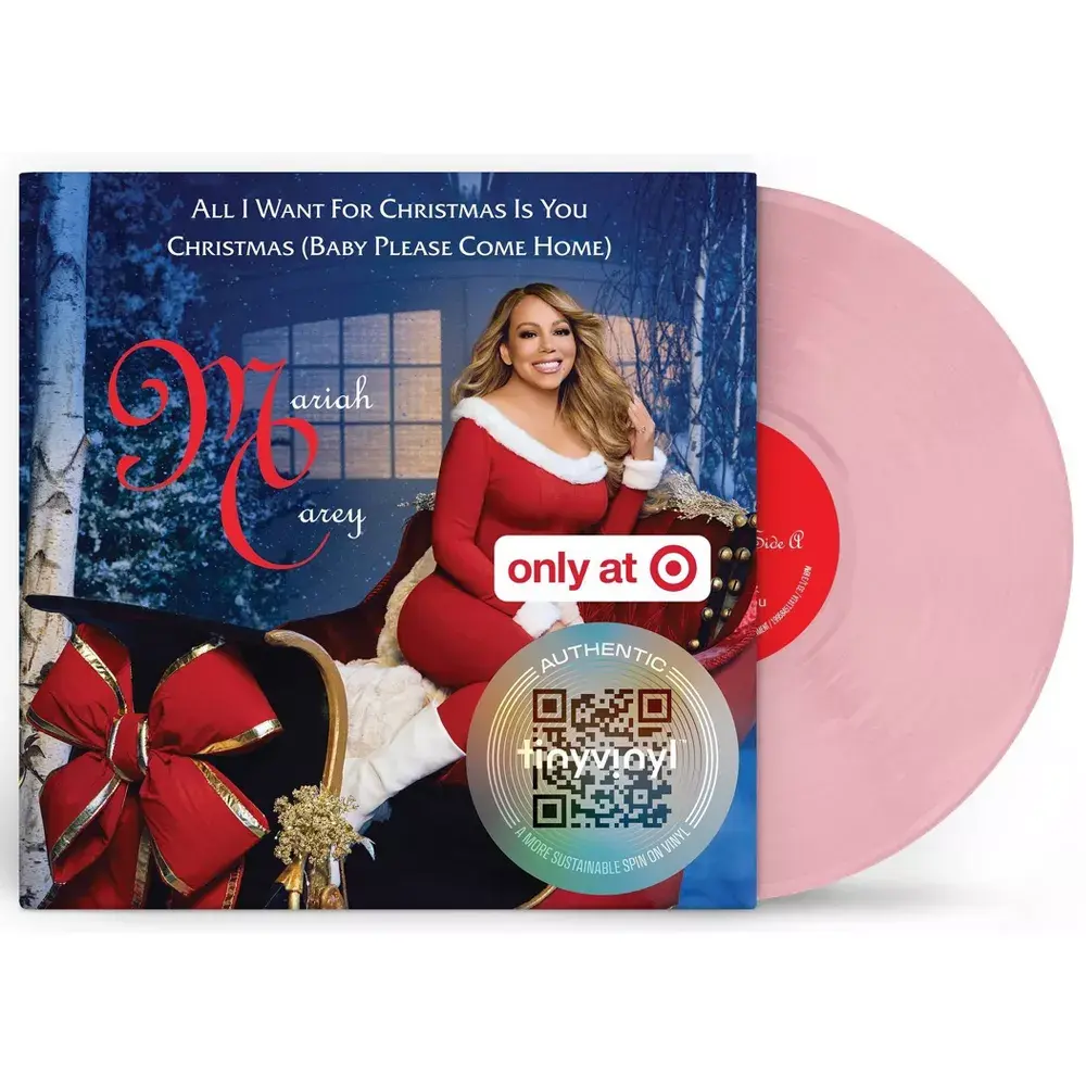 LP MARIAH CAREY - ALL I WANT FOR CHRISTMAS IS YOU (TARGET EXC.) 4" TINY VINYL
