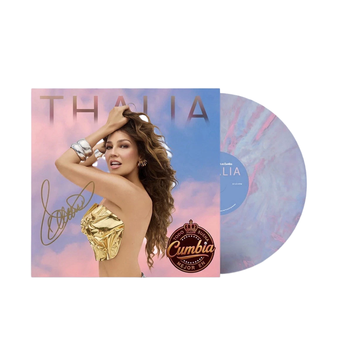 (AUTOGRAFADO) LP THALIA - SUENA MEJOR EN CUMBIA (MYSTERY COLOR VINYL)
