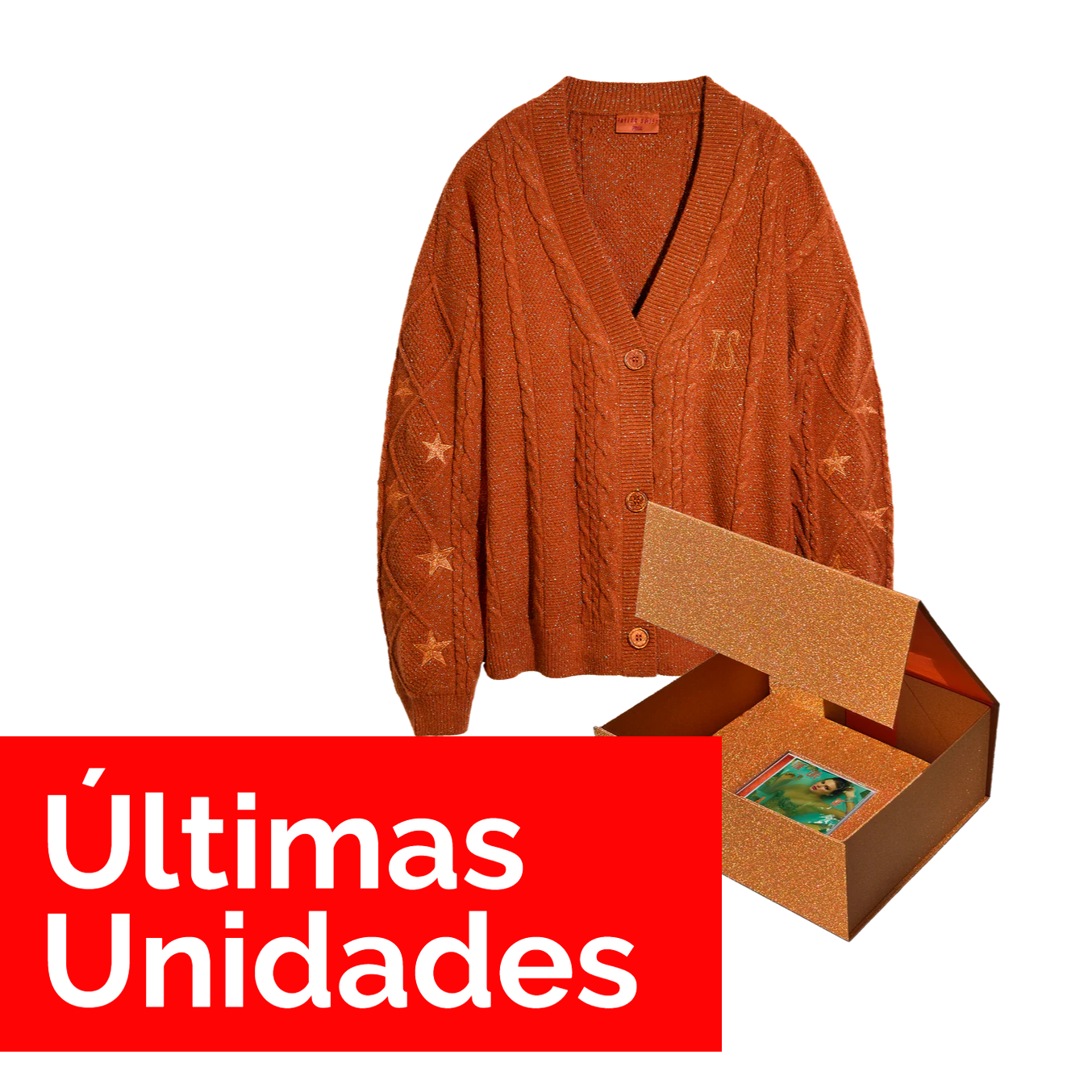 TAYLOR SWIFT - THE LIFE OF A SHOWGIRL  CARDIGAN BOX SET (TAM XL/2XL)