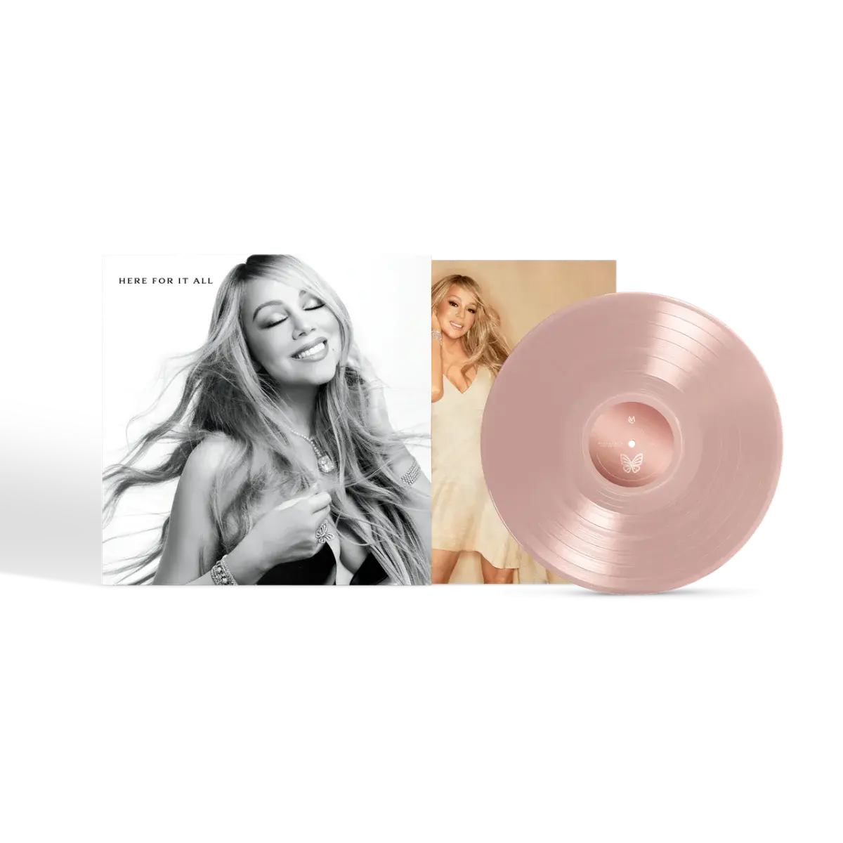 LP MARIAH CAREY - HERE FOR IT ALL (BLUSH VINYL)
