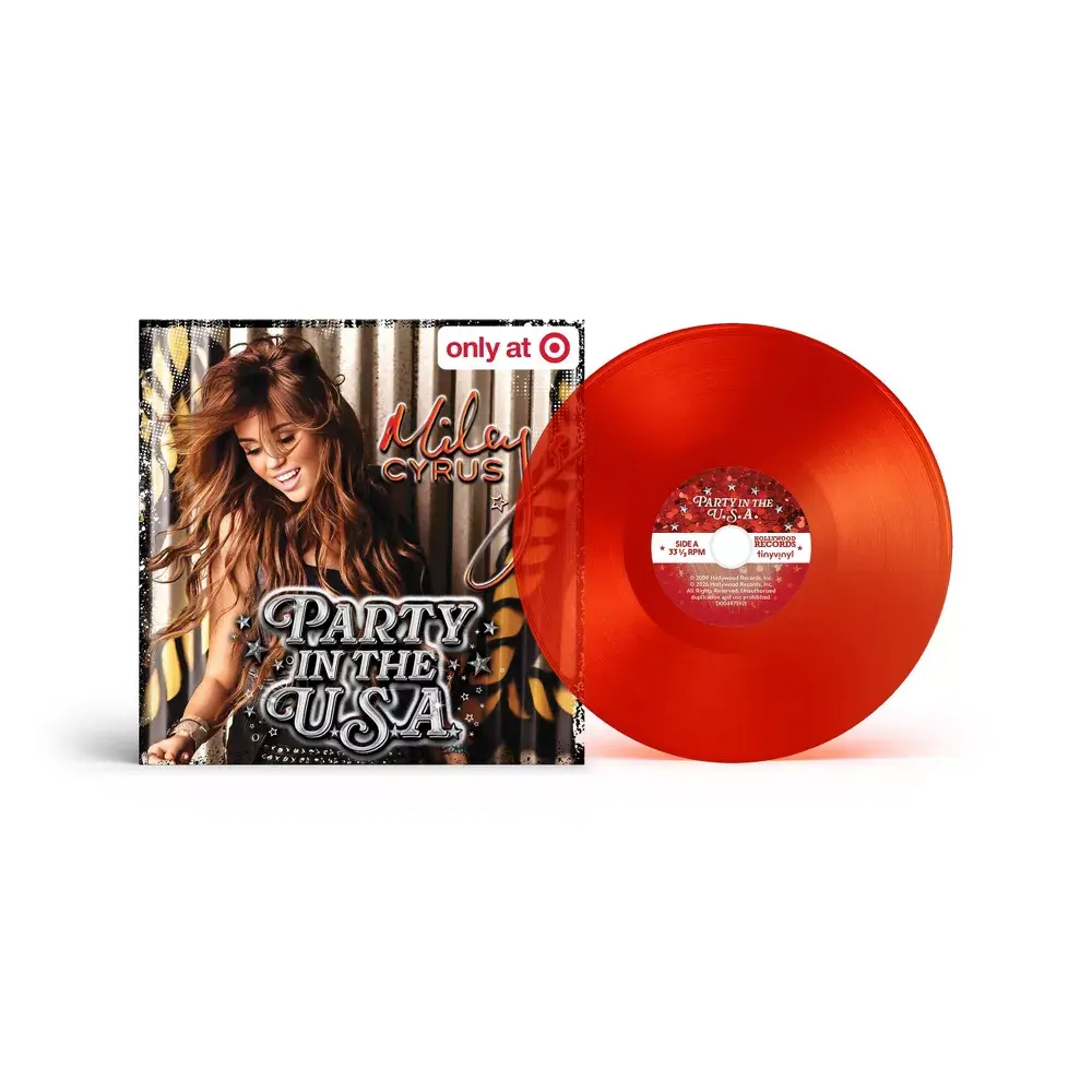 LP MILEY CYRUS - PARTY IN THE U.S.A. / TIME OF OUR LIVES (TARGET EXC. 4" VINYL)