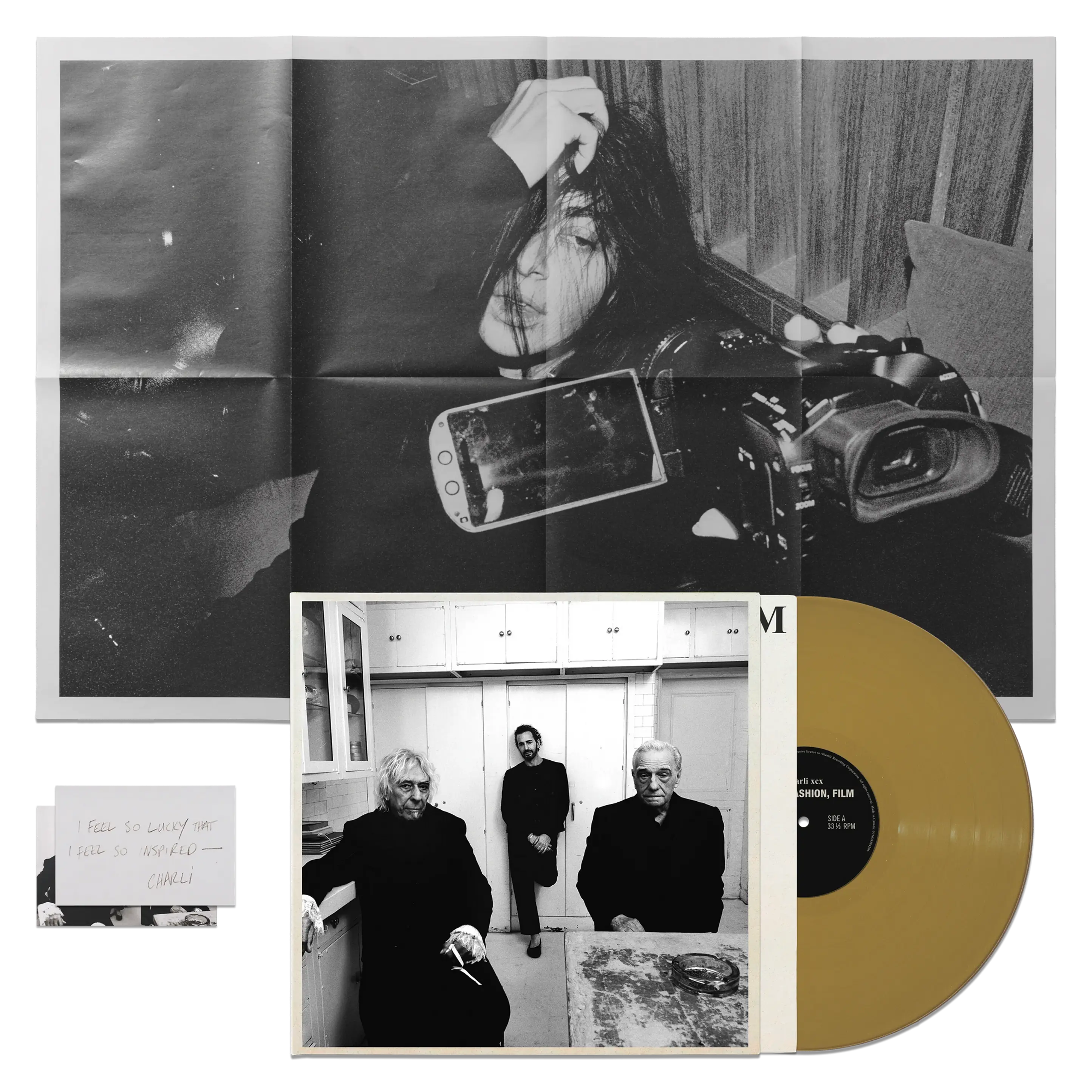 LP CHARLI XCX - MUSIC, FASHION, FILM (SPOTIFY FANS FIRST TAN VINYL)