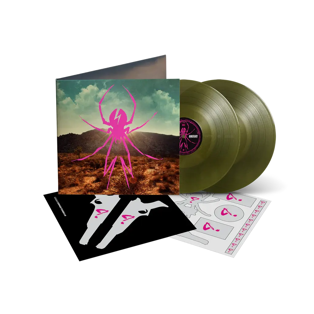 LP MY CHEMICAL ROMANCE - DANGER DAYS (DELUXE EDITION) GREEN SLUDGE VINYL