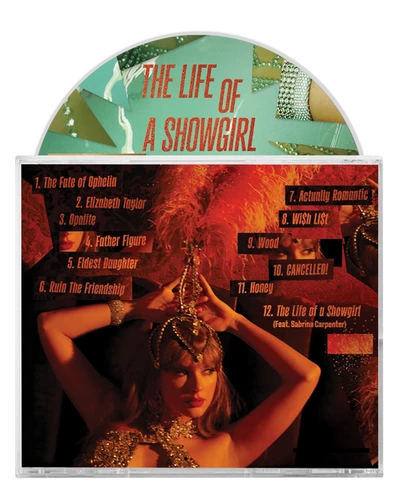 taylorswiftThe life of a showgirlサイン入りCD Taylor Swift – The Life Of A Showgirl Signed CD – URVC