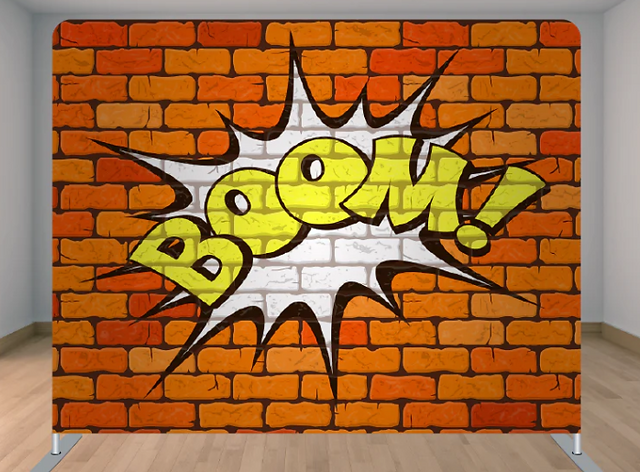 Comic Book Back drop May 7th 2023, Madox’s Warriors Foundation Kids Dance, St.Norbert, Manitoba