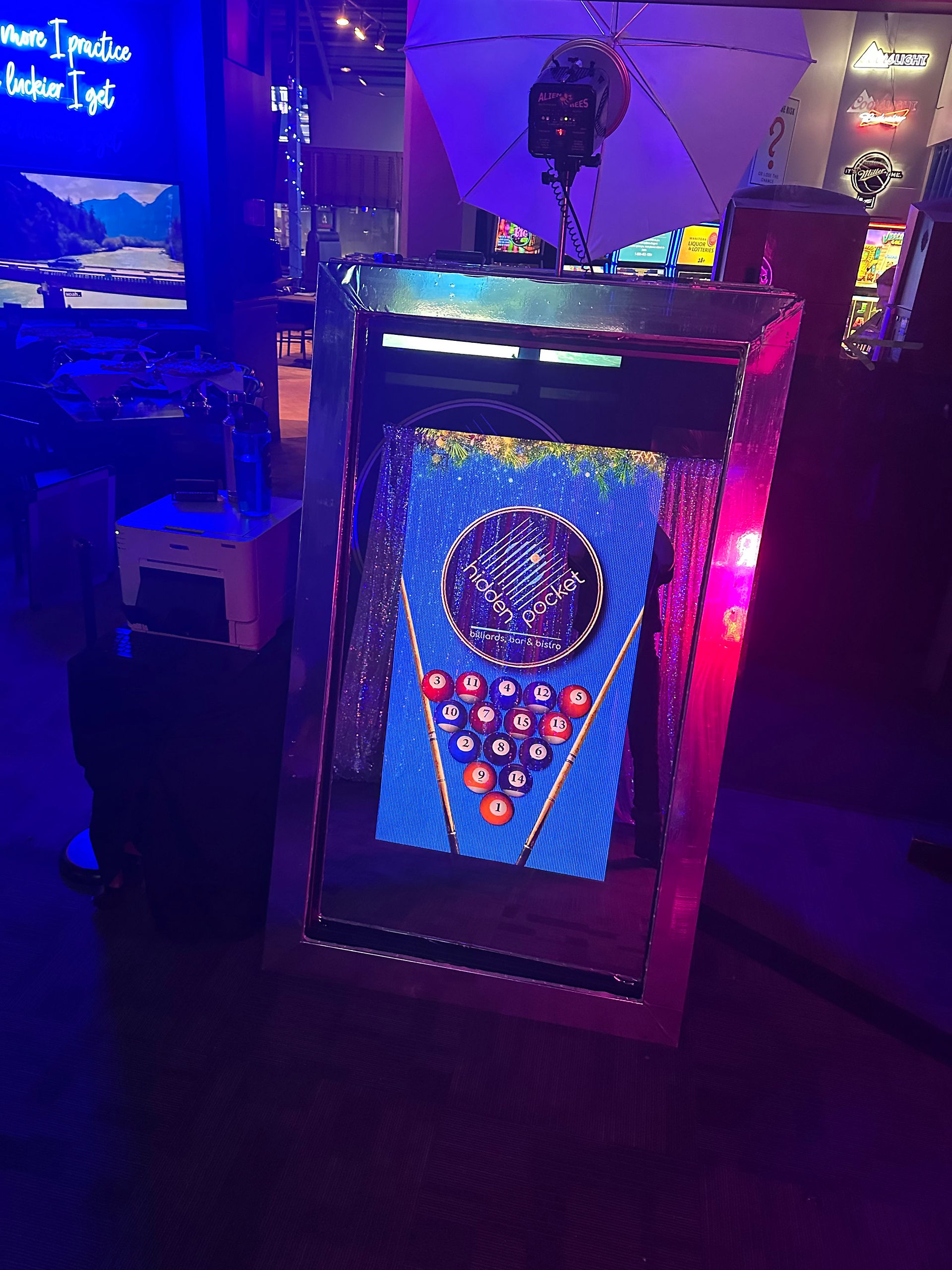 Our Mirror showing animation made for event