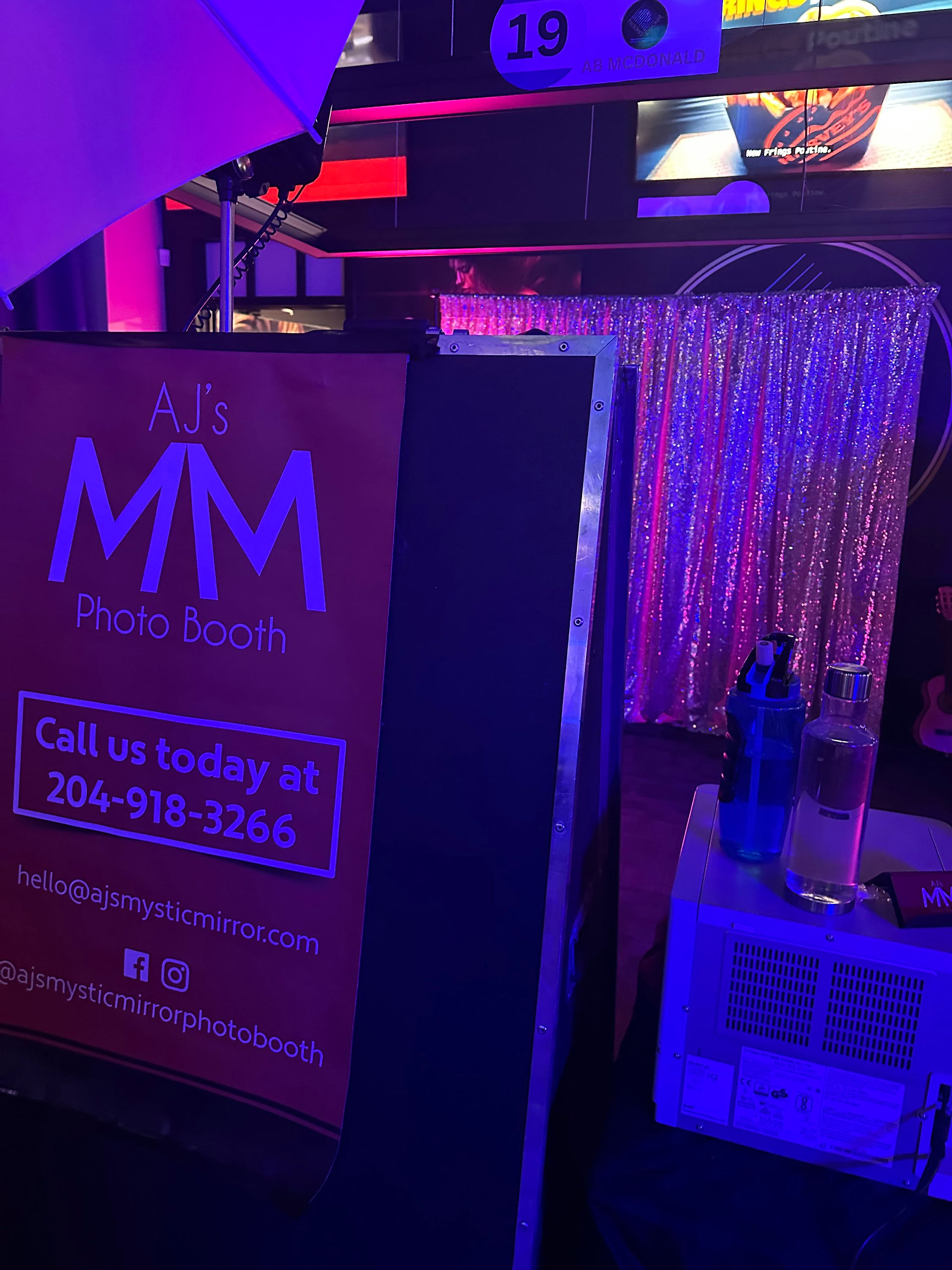 We have a ton of props at our Holiday party rentals with the Photo Booth in Winnipeg and Southern Manitoba