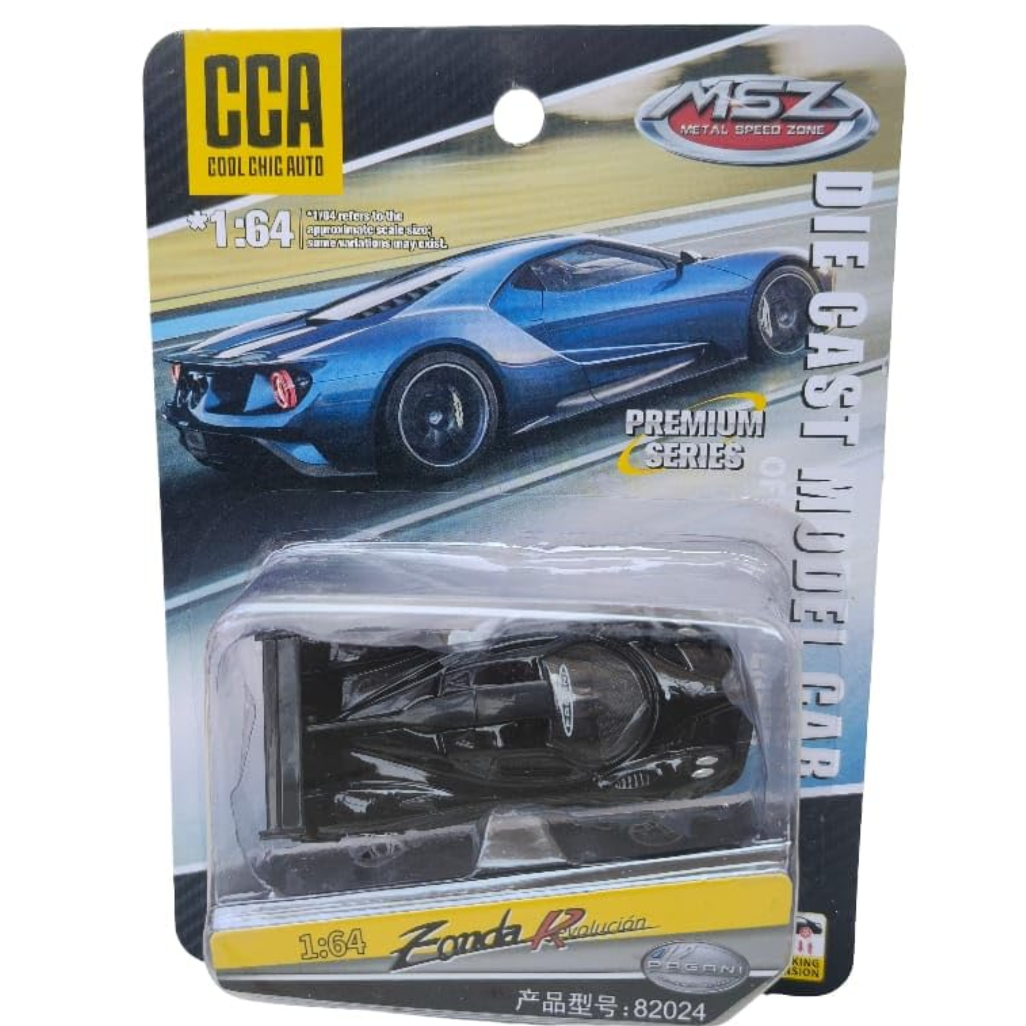 CCA ZONDA-R Die-Cast Model Car, 1:64