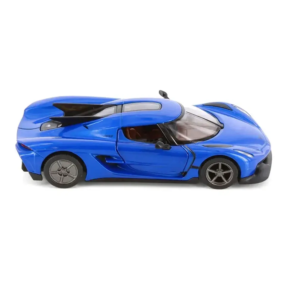 Thumbnail: Koenigsegg Jesko Absolut, 1:43 SCALE DIECAST MODEL BLUE