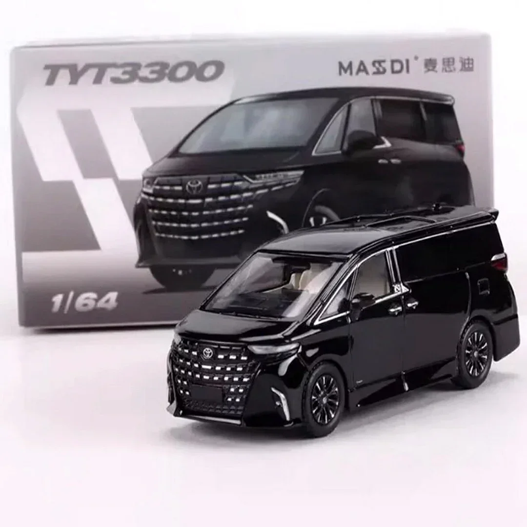 Massdi 2023 Toyota Alphard 1:64 | Black | PREMIUM DIECAST CAR
