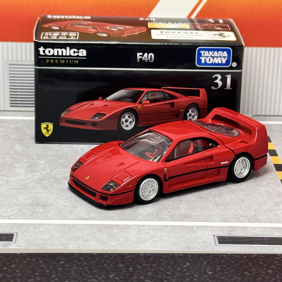 Thumbnail: Tomica TP31 Ferrari F40 (1:64 Scale Premium Diecast Model)