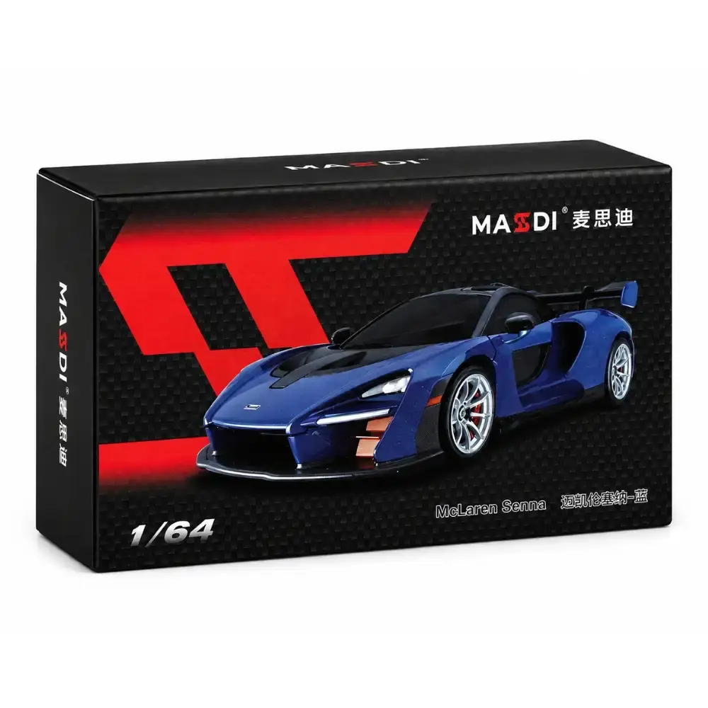 Massdi McLaren Senna 1:64 Diecast Scale Model – Premium Hypercar Miniature 