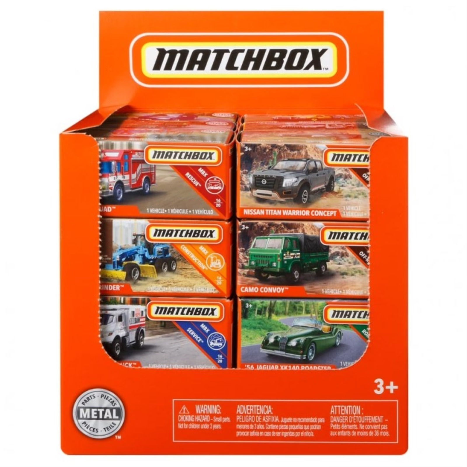 Matchbox Basic Cars Assortment scale 1:64 Premium Die-Cast Model  48pcs box