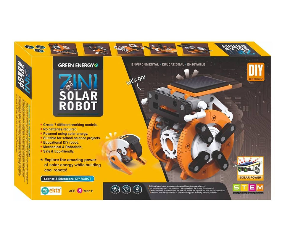 Ekta 7 in 1 Solar Robot