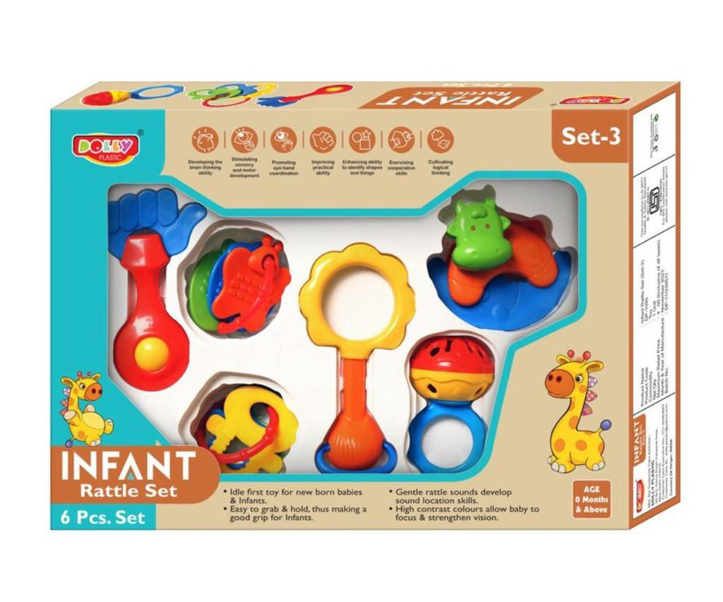 Dolly Infant Rattle Set -3